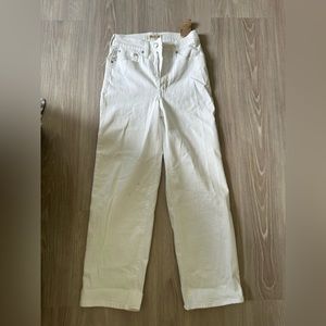 Madewell perfect vintage wide leg jean can fit 23-25